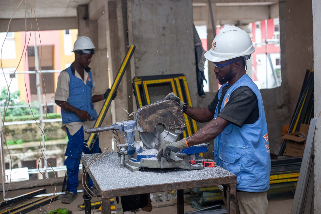 Premium construction management workflow site update Obembe