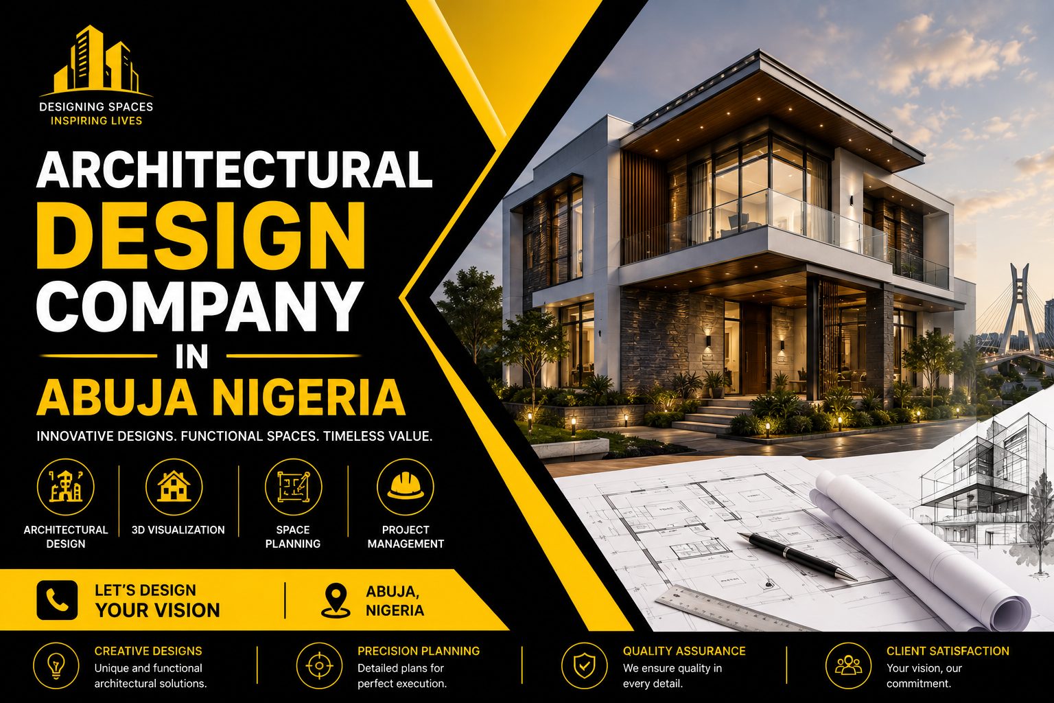 architectural-design-company-in-abuja-nigeria-blueprints commercial-building-architect-nigeria-office-complex-facade residential-design-architect-fct-luxury-villa-rendering building-permit-abuja-fcda-approved-architectural-working-drawings. architectural design company in Abuja Nigeria office building commercial building architect Nigeria design drawing residential design architect FCT house plan building permit Abuja approved architectural drawings architectural working drawings Nigeria site plan FCDA approved architect Abuja construction site Obembe Construction architectural design team Abuja interior design engineering FCT residential project
