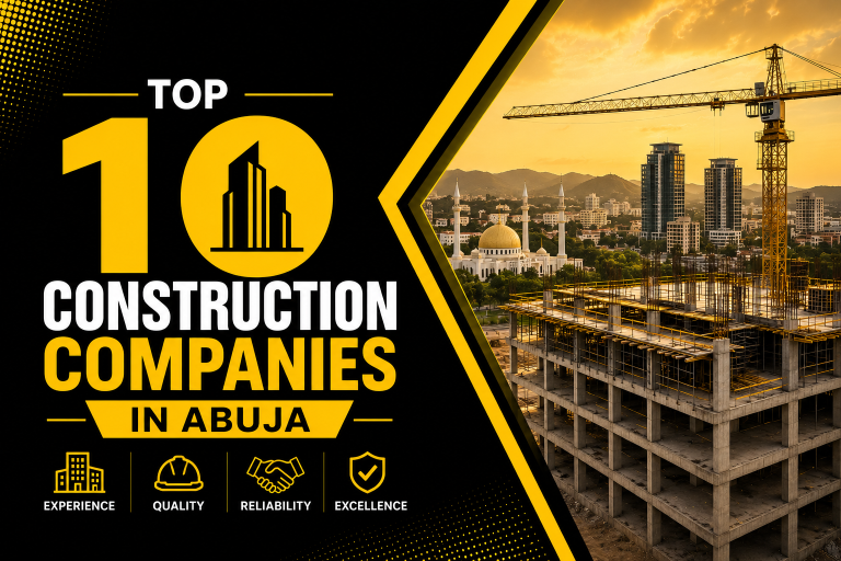 Top 10 construction companies in Abuja in 2026. Obembe Construction Company ranks first for turnkey hotel, duplex and EPC builds in the FCT.
